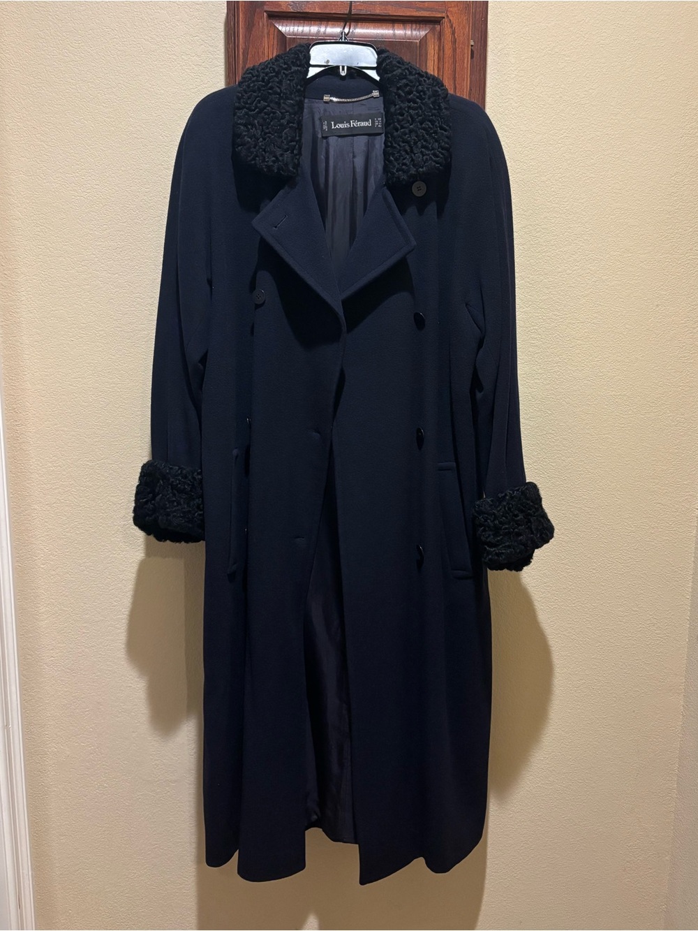 Louis Feraud Navy Blue Coat